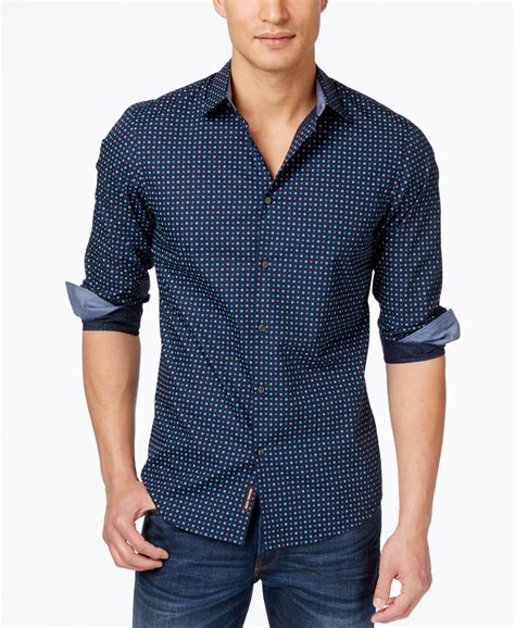 men michael kors long sleeve shirt|Michael Kors men's outlet.